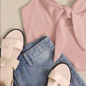 Cute summer top & shorts for girls